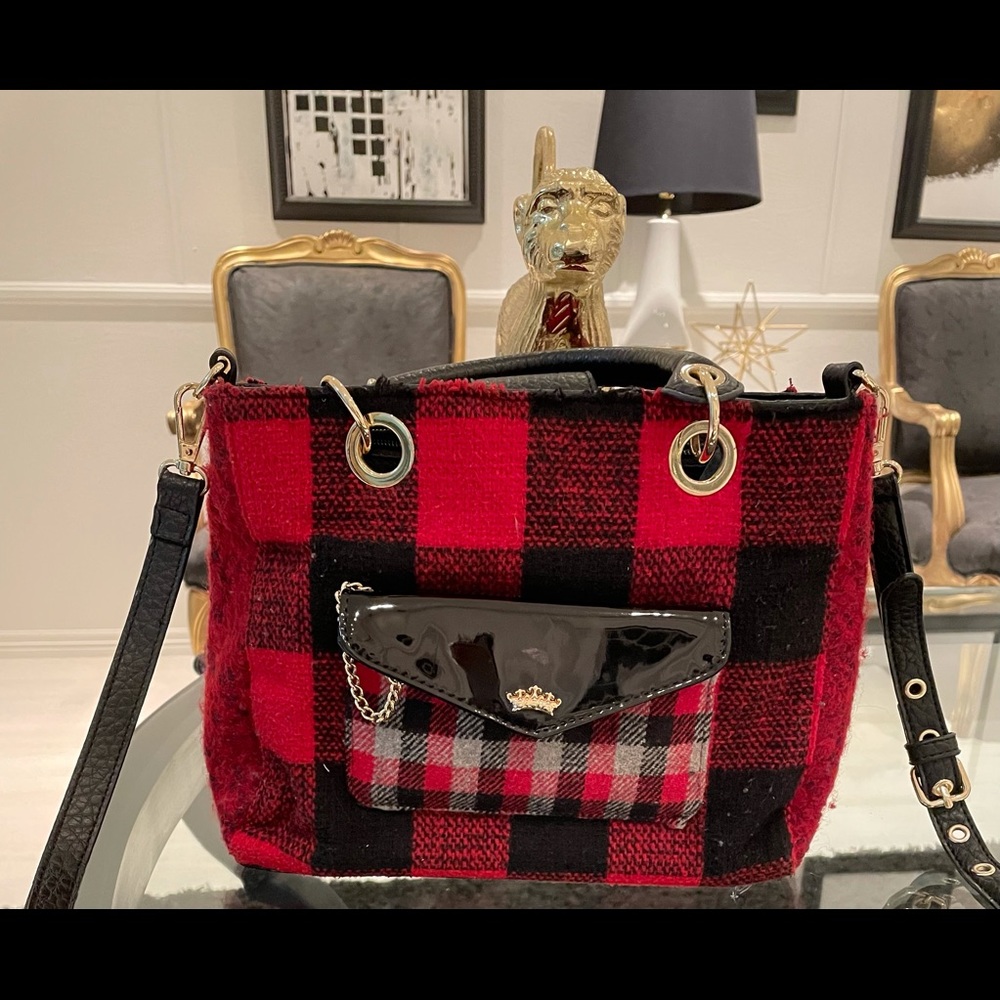 Juicy Couture Flannel Bag - Crossbody or Handheld